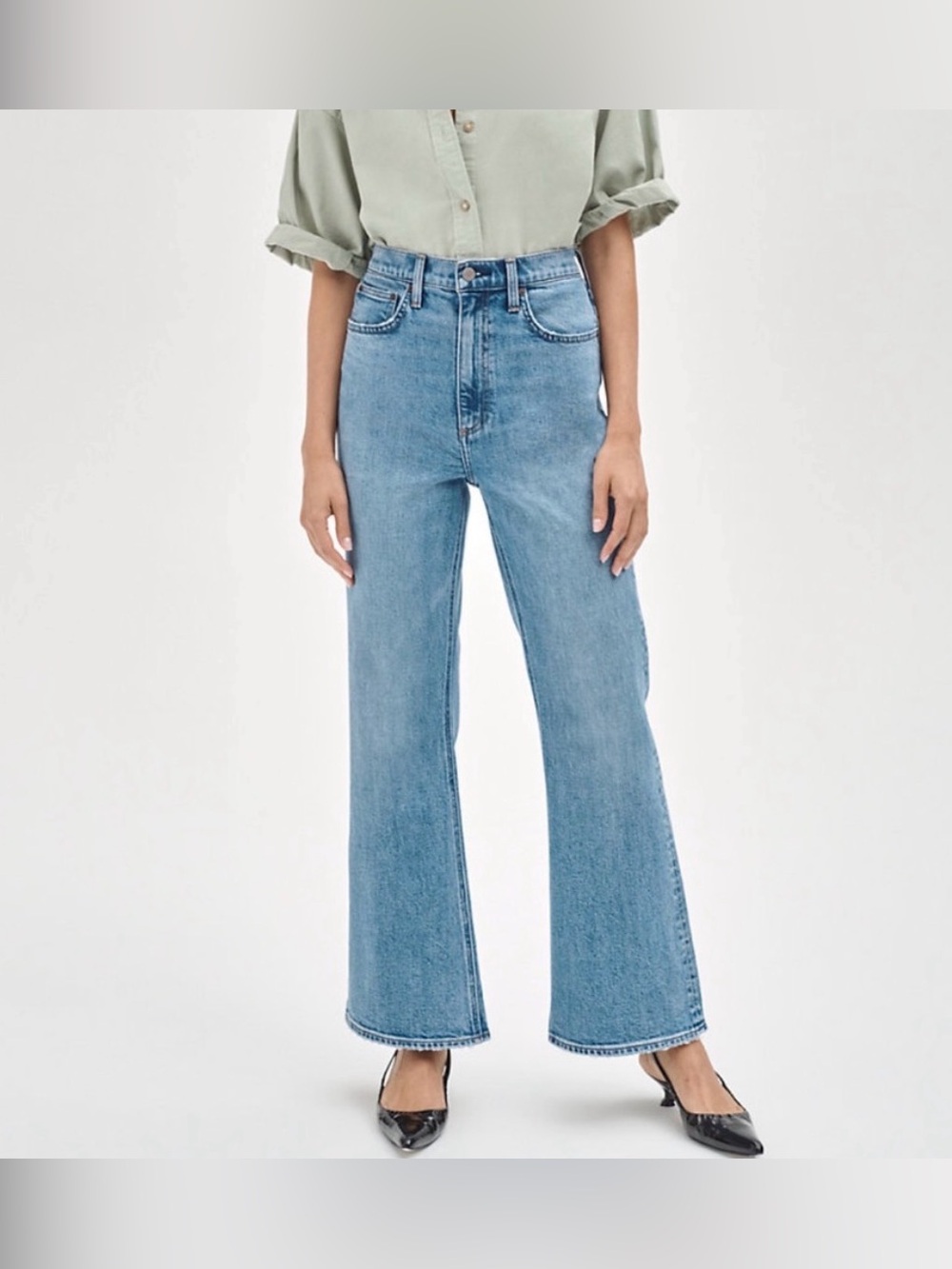 Denim Forum Twiggy High Rise Flare Jean 28 x 28
